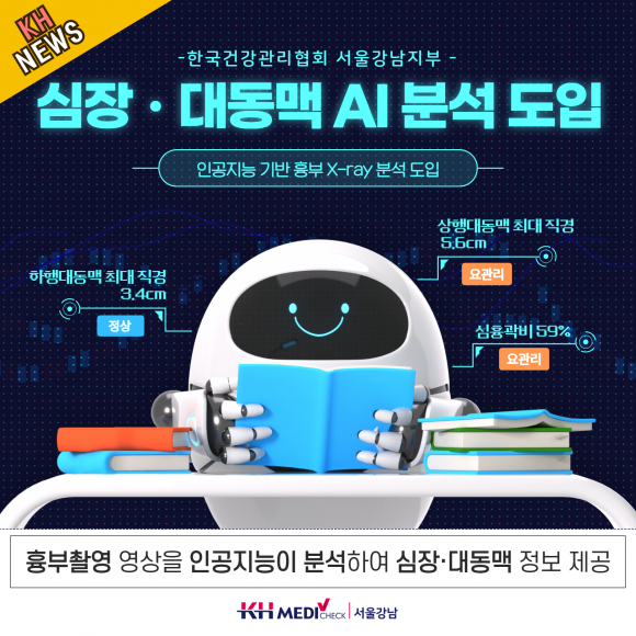 심장 대동맥 AI 분석[건협 강남 제공]